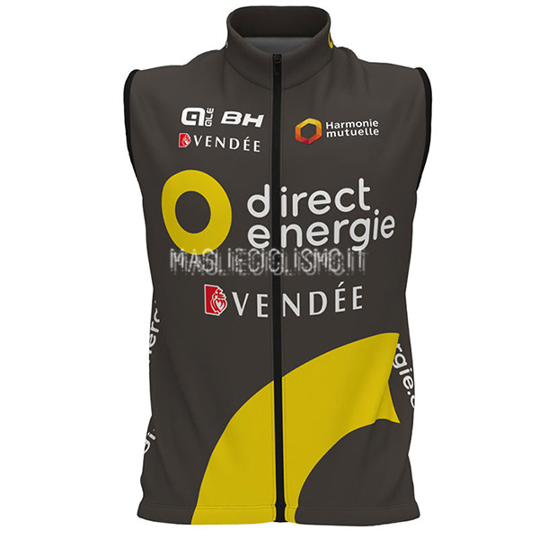 Gilet antivento Direct Energie 2017 Nero e Giallo